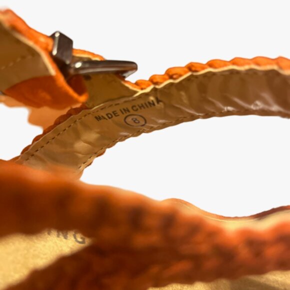 Call it Spring Women Wedge Sandals, Orange, Size 8 - Picture 5 of 7